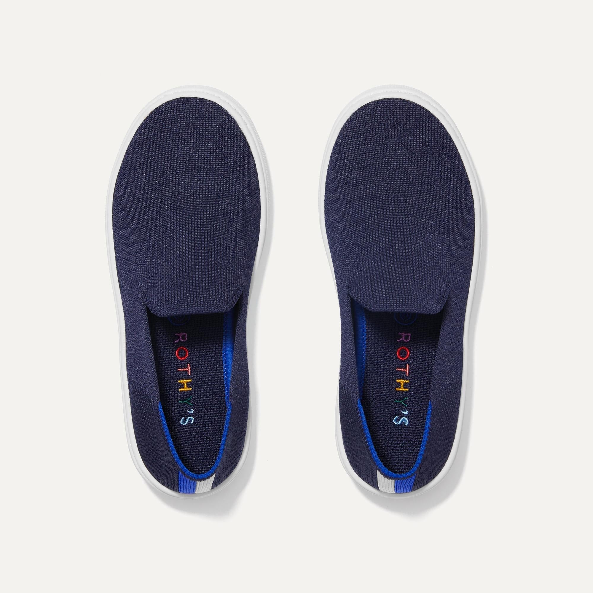 Rothy’s Slip On outlet Sneaker - Navy/White