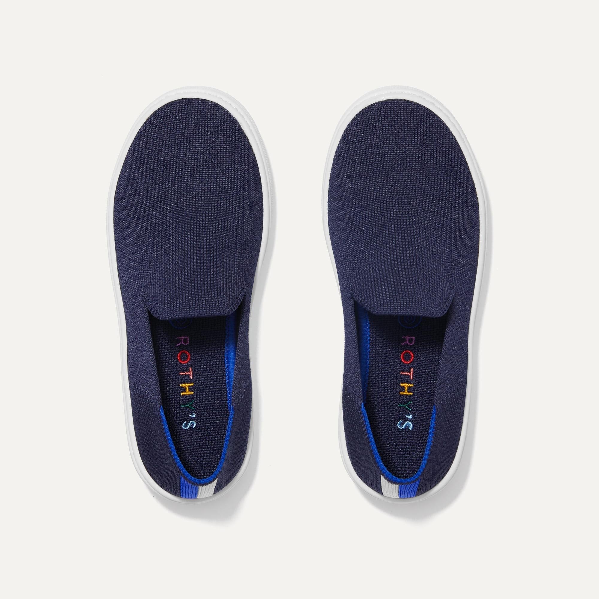 Rothy's The Kids Sneaker in Deep Navy | Kids Shoes | Rothy's at Rothy's