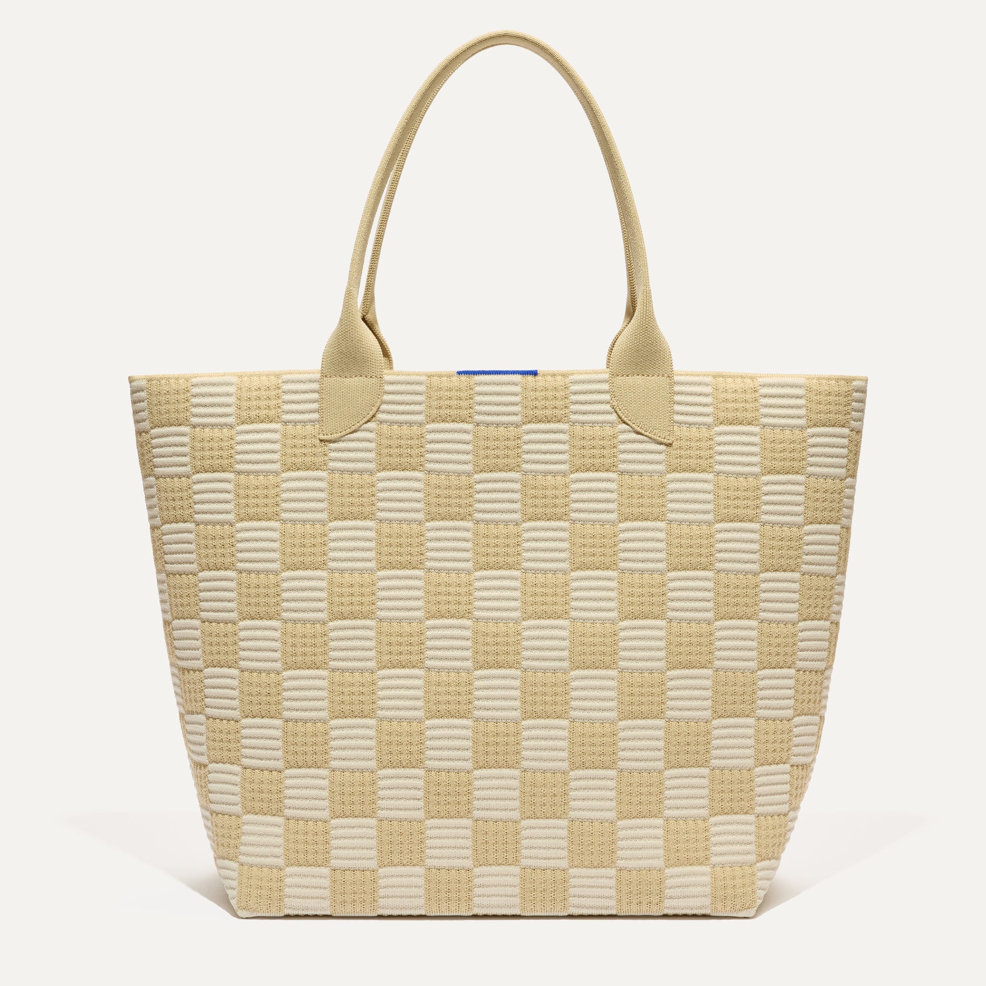 Rothy's The Lightweight Tote in Checker Sand | Rothy's at Rothy's
