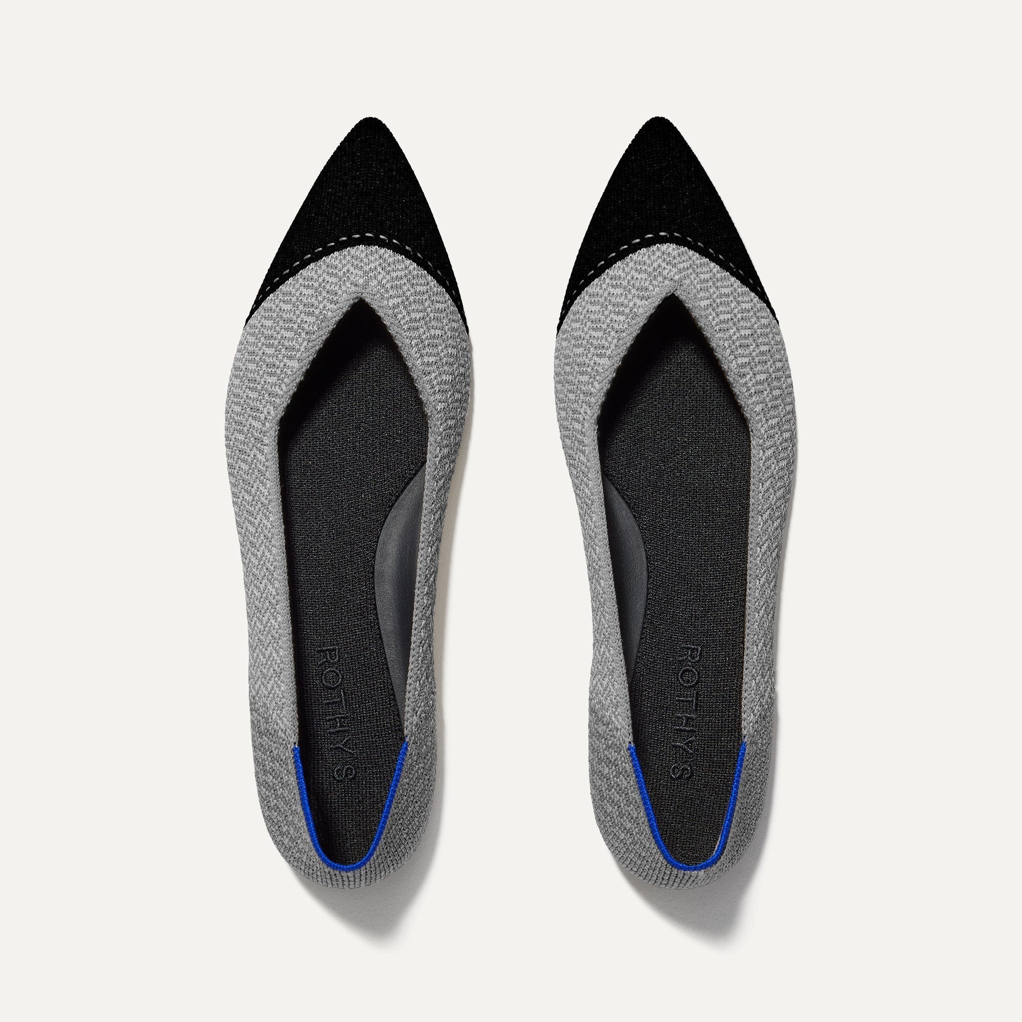 Rothy's The Point II in Pebble Herringbone | Women's Flats | Rothy's at Rothy's