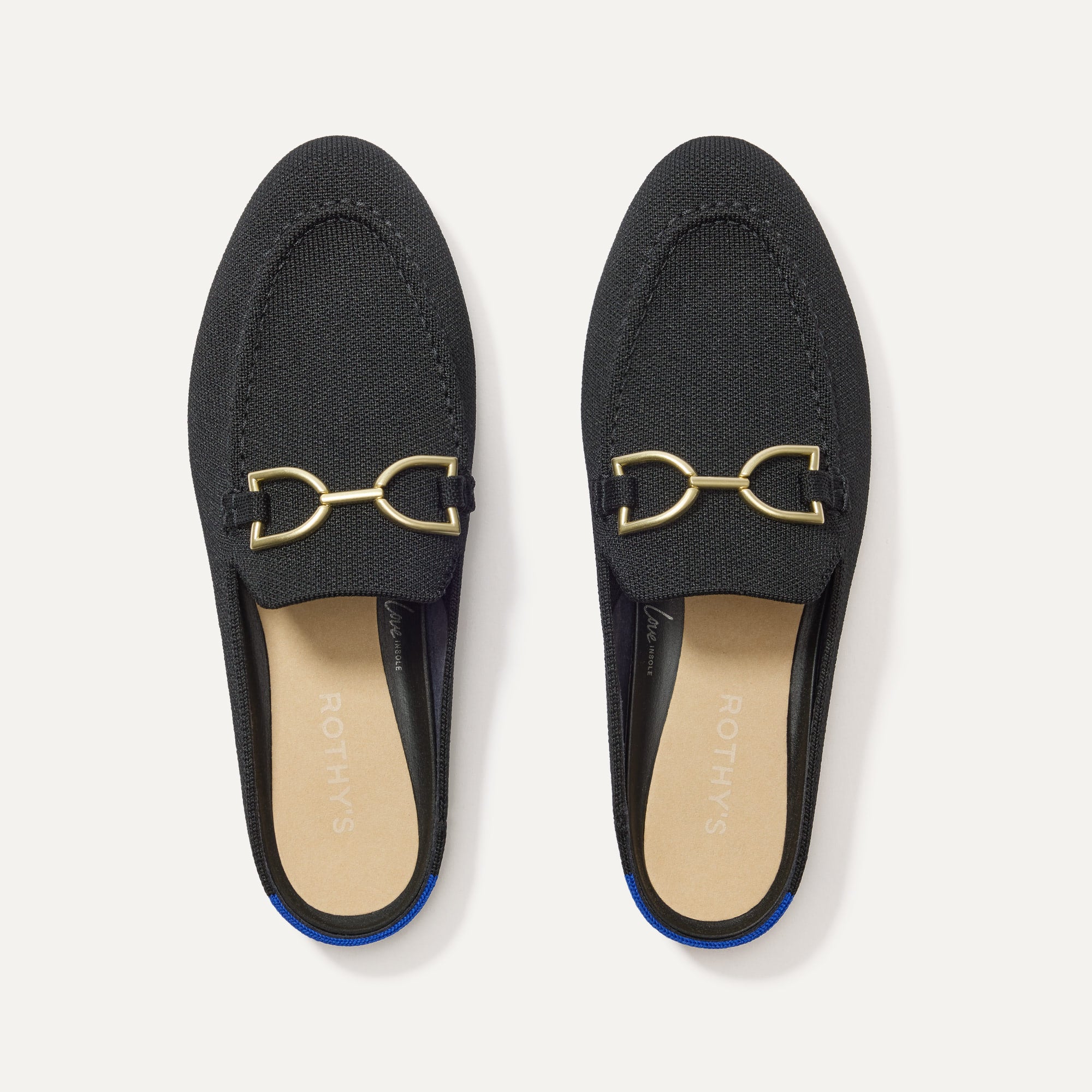 (取寄) レディース ザ ダブル ビット ローファー ミュール Rothy's women The Double Bit Loafer Mule Black The Double Bit Loafer Mule in Black | Rothy's