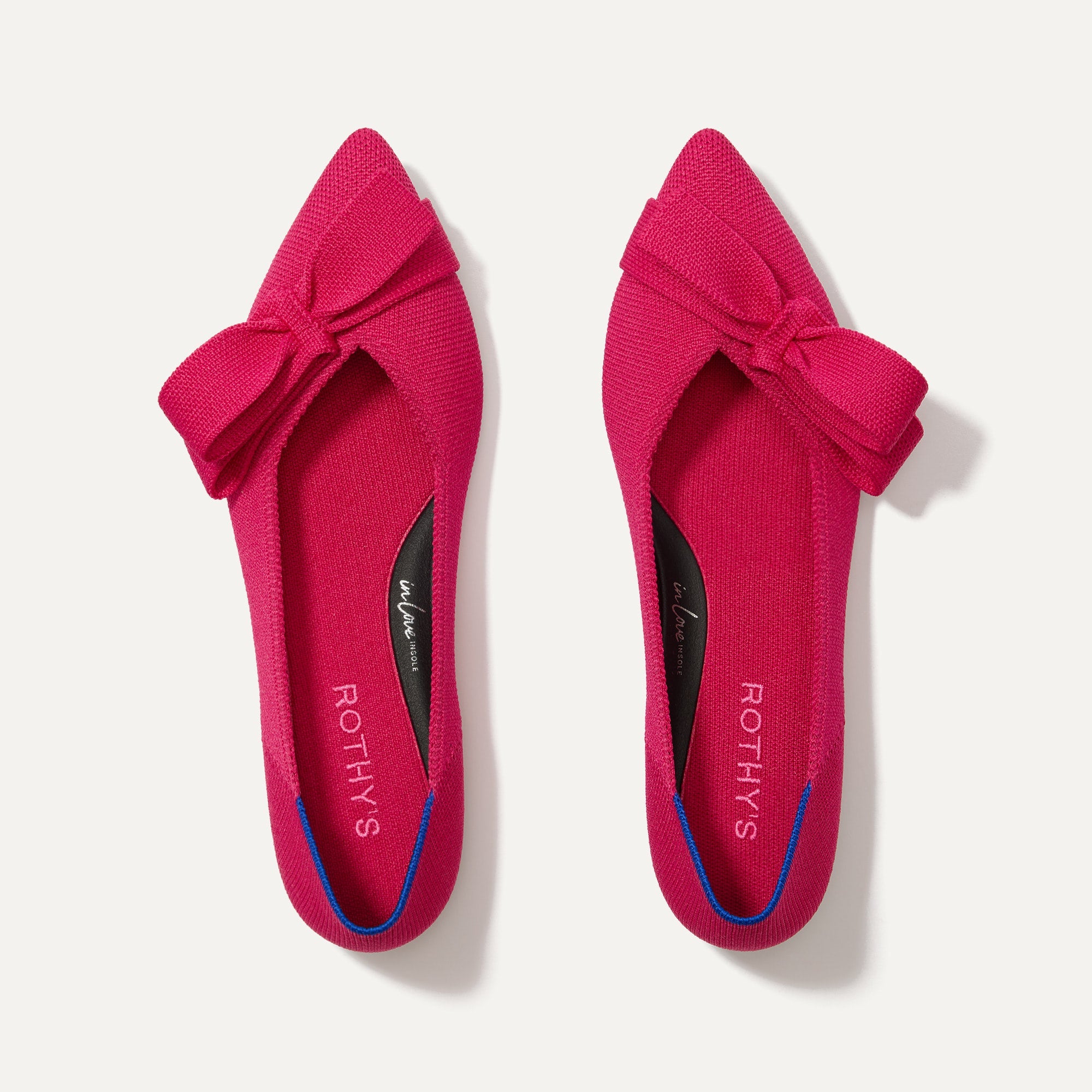 The Bow Point II in Rouge | Women's Flats | Rothy's