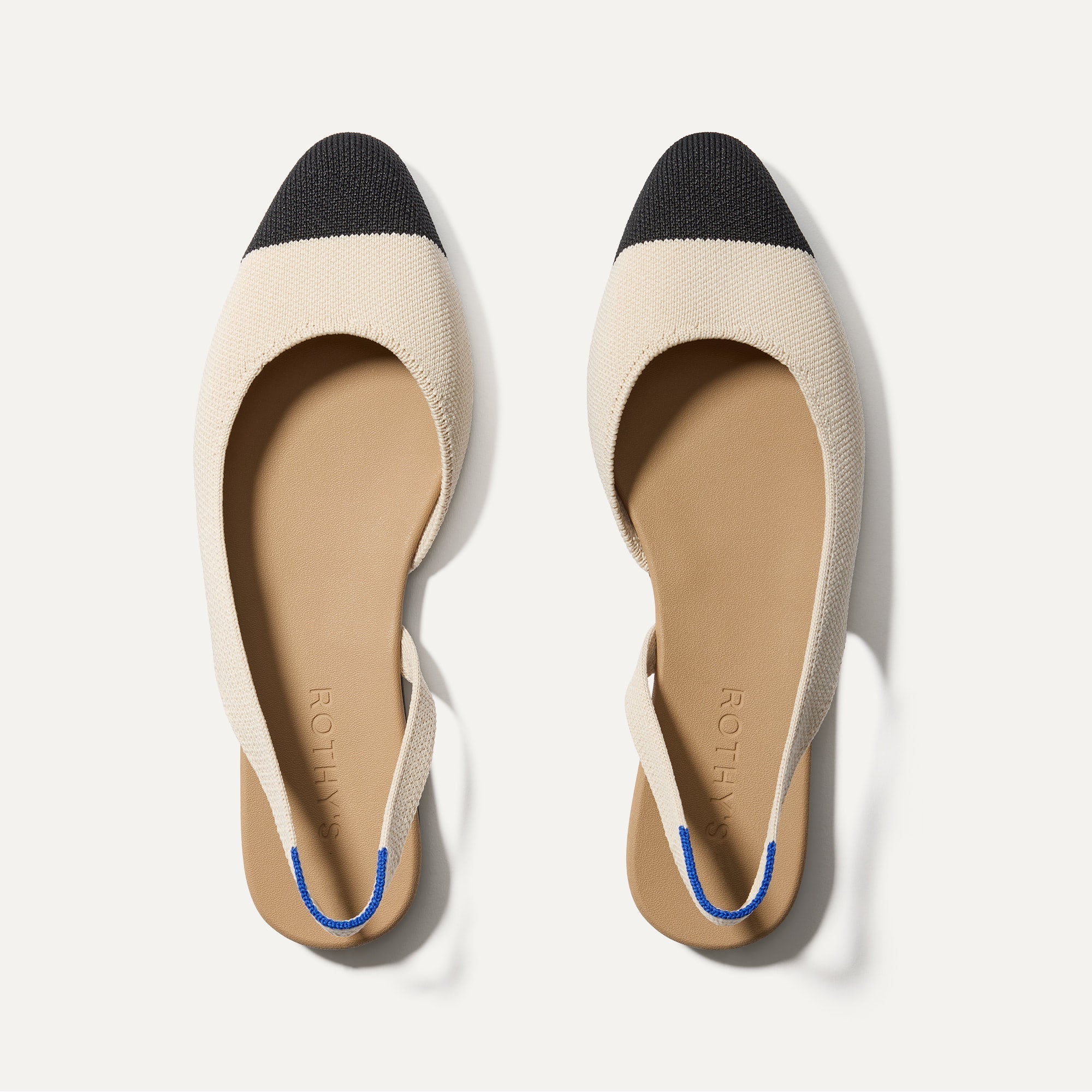 The Almond Slingback in Conch Captoe | Women's Flats | Rothy's
