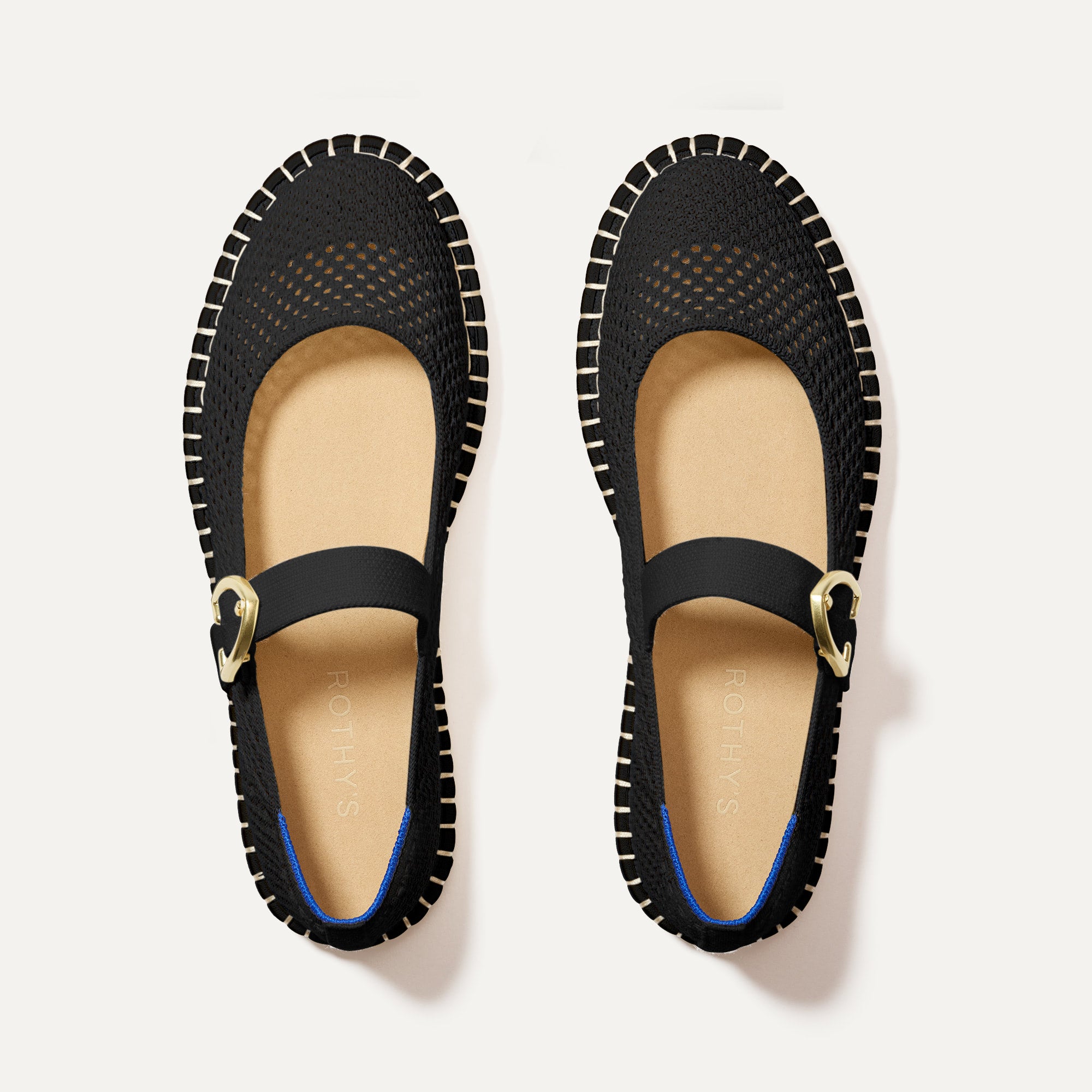The Espadrille Mary Jane in Black Rothy's