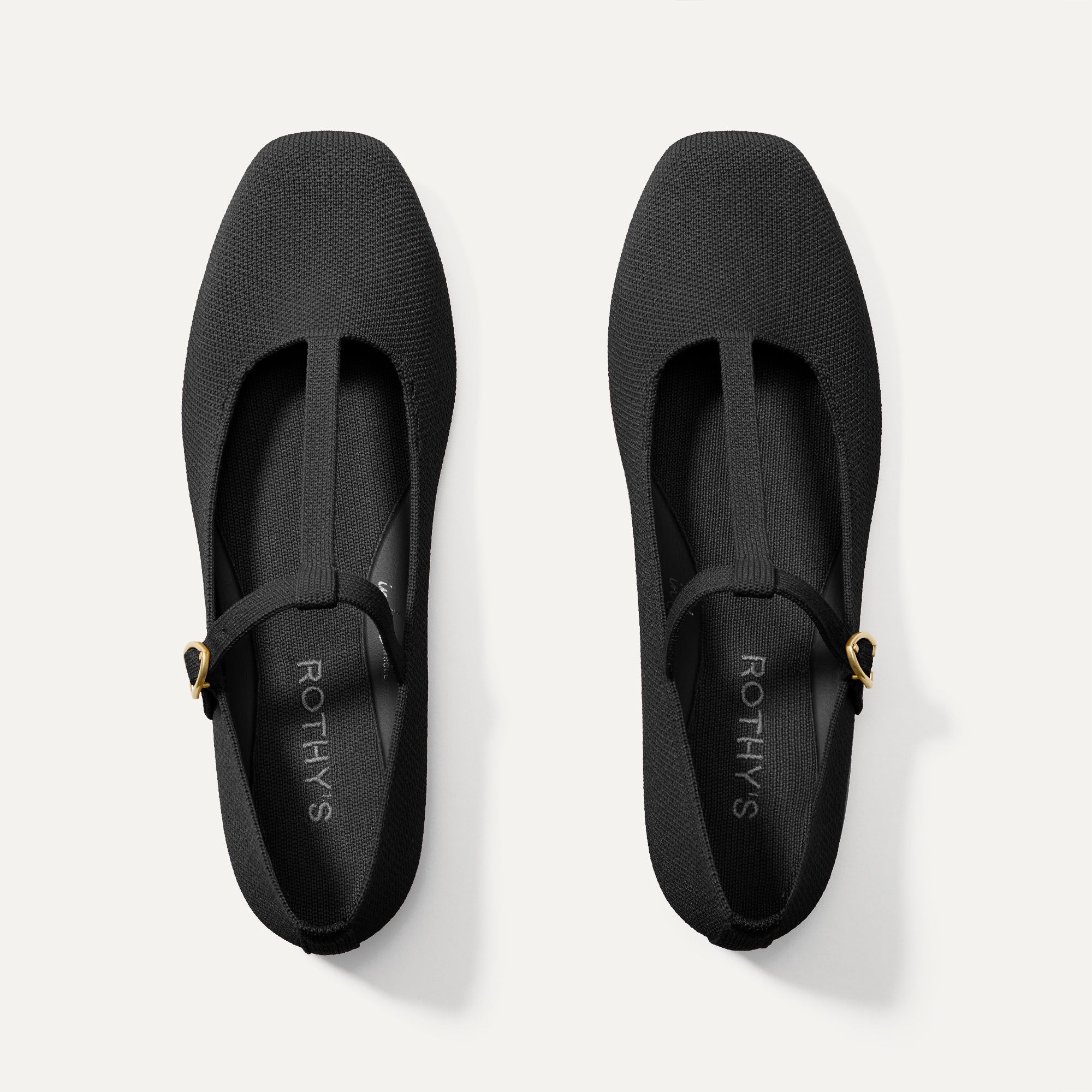 Rothy's The T-Strap Mary Jane in Black | Women's Flats | Rothy's at Rothy's