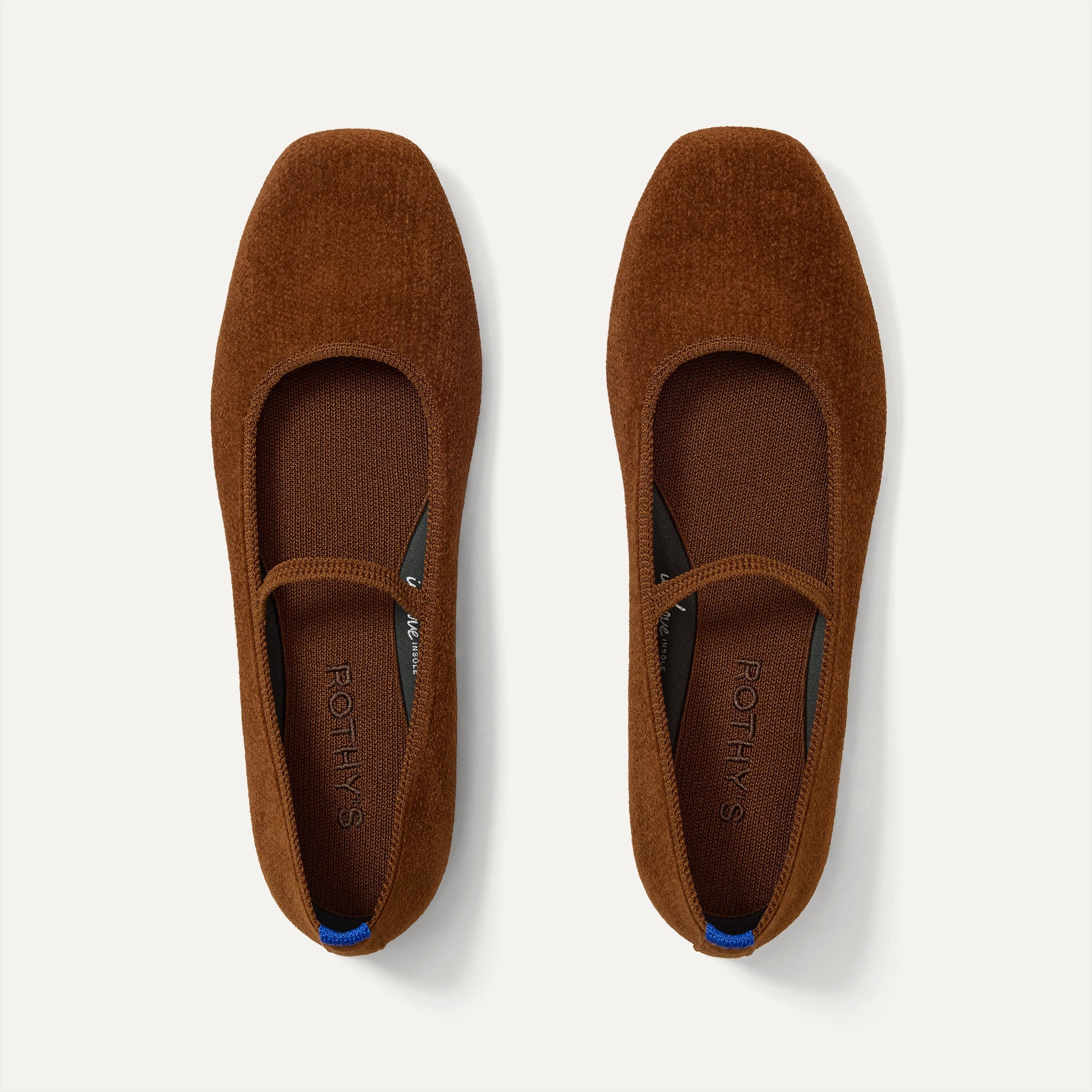 The Max Square Mary Jane in ReVelvet™ Russet | Rothy's