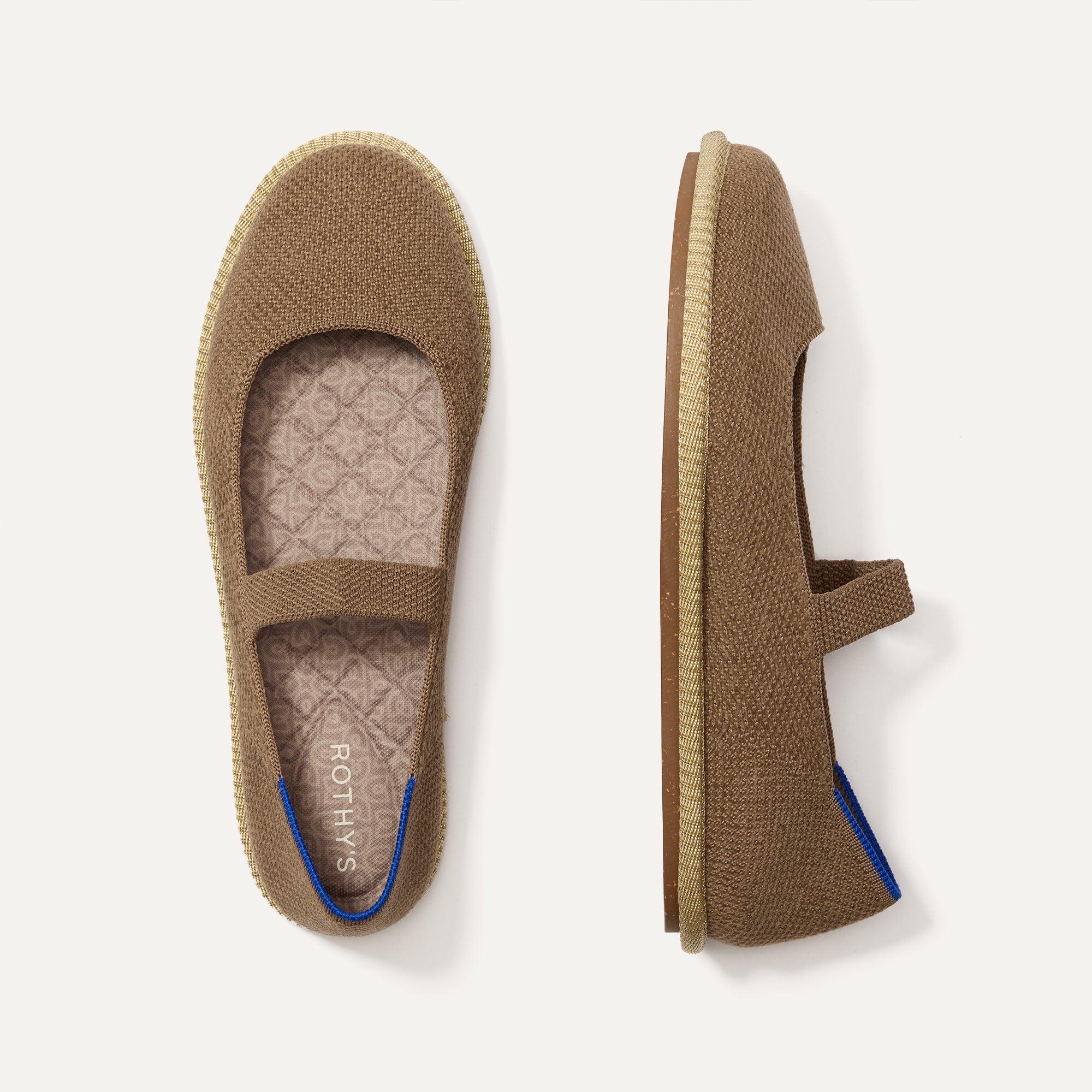 【専用】ルーテボ(RUTEBO) Marit Women's Cruiser Mary Jane in ReVelvet™ Portobello | Rothy's