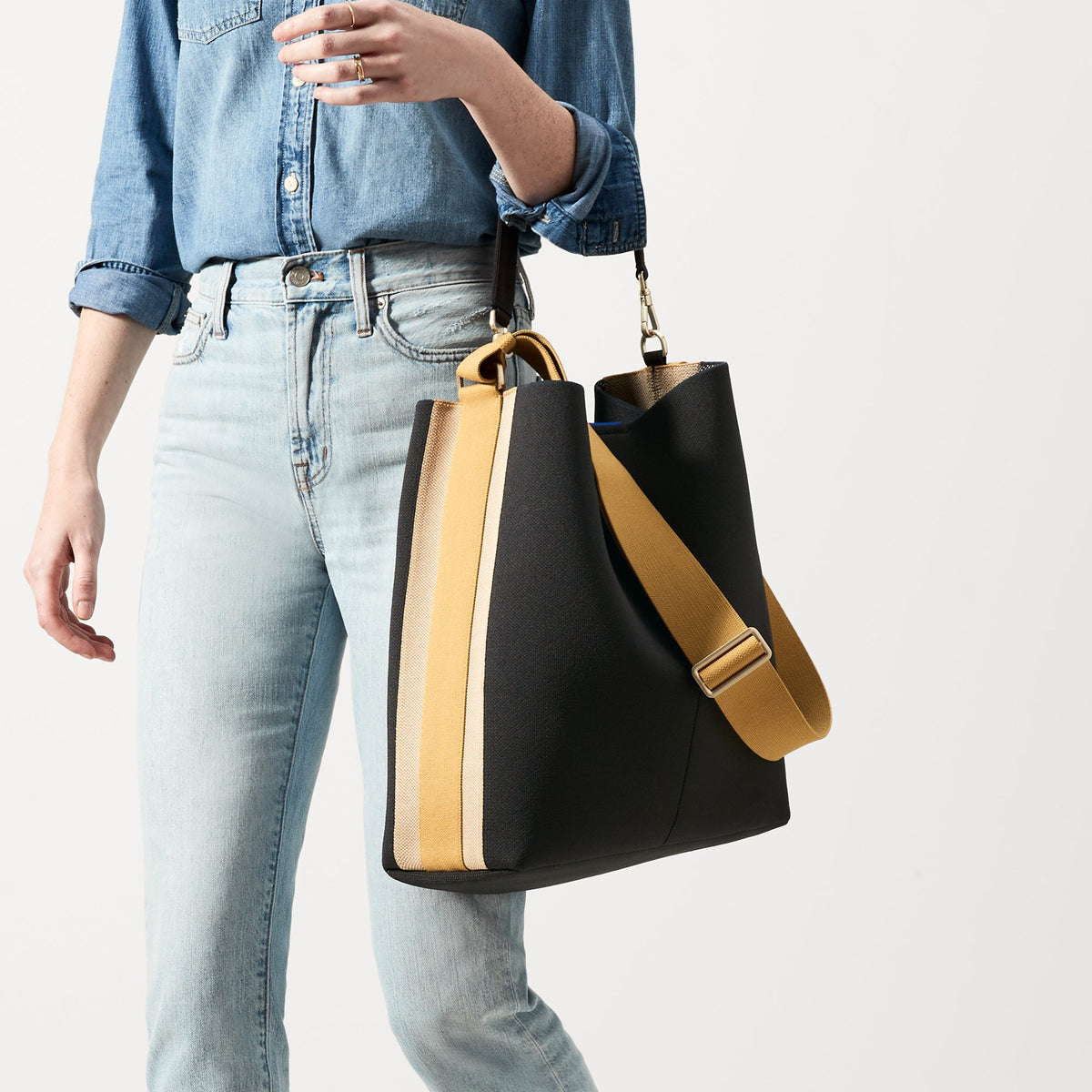 Rothy's Bags | Rothys Bag | The Handbag in Piano Keys | Color: Black/Cream | Size: Os | Larisabellan's Closet