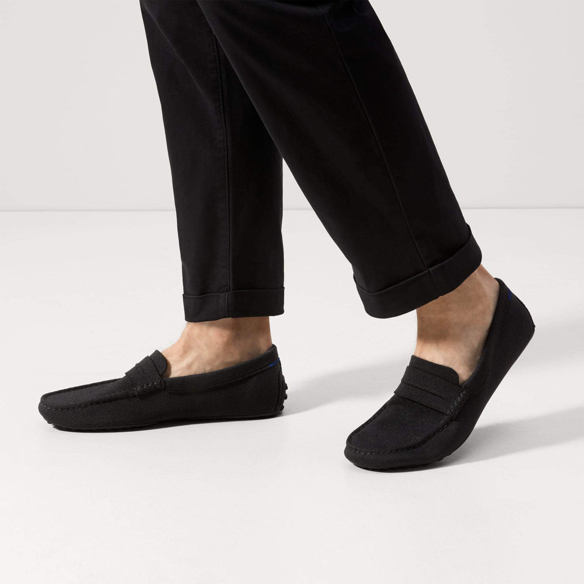 Rothy's The Loafer Black Solid Shoes