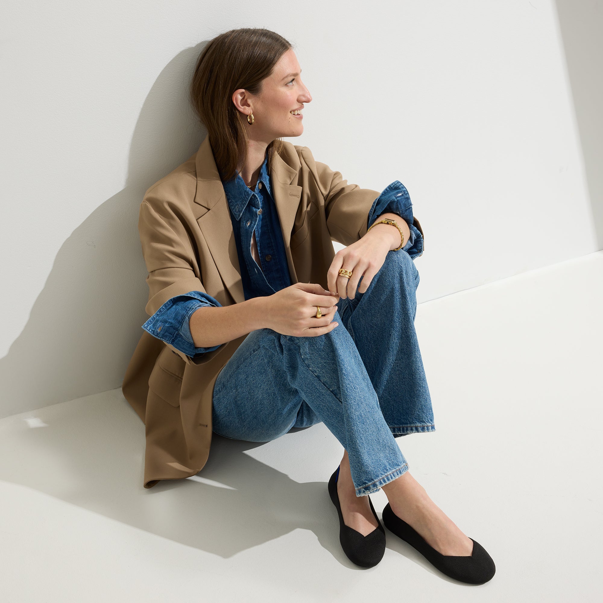 Flats Rothys Lace Up Flats Rothy Lace Up Rothy's The Flat Copper Flats