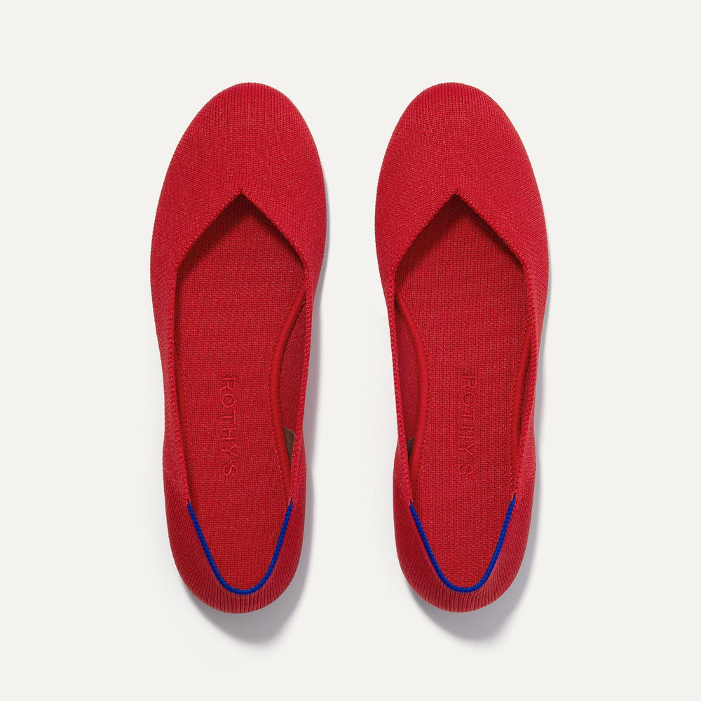 The Flat in Bright Red | Women’s Flats