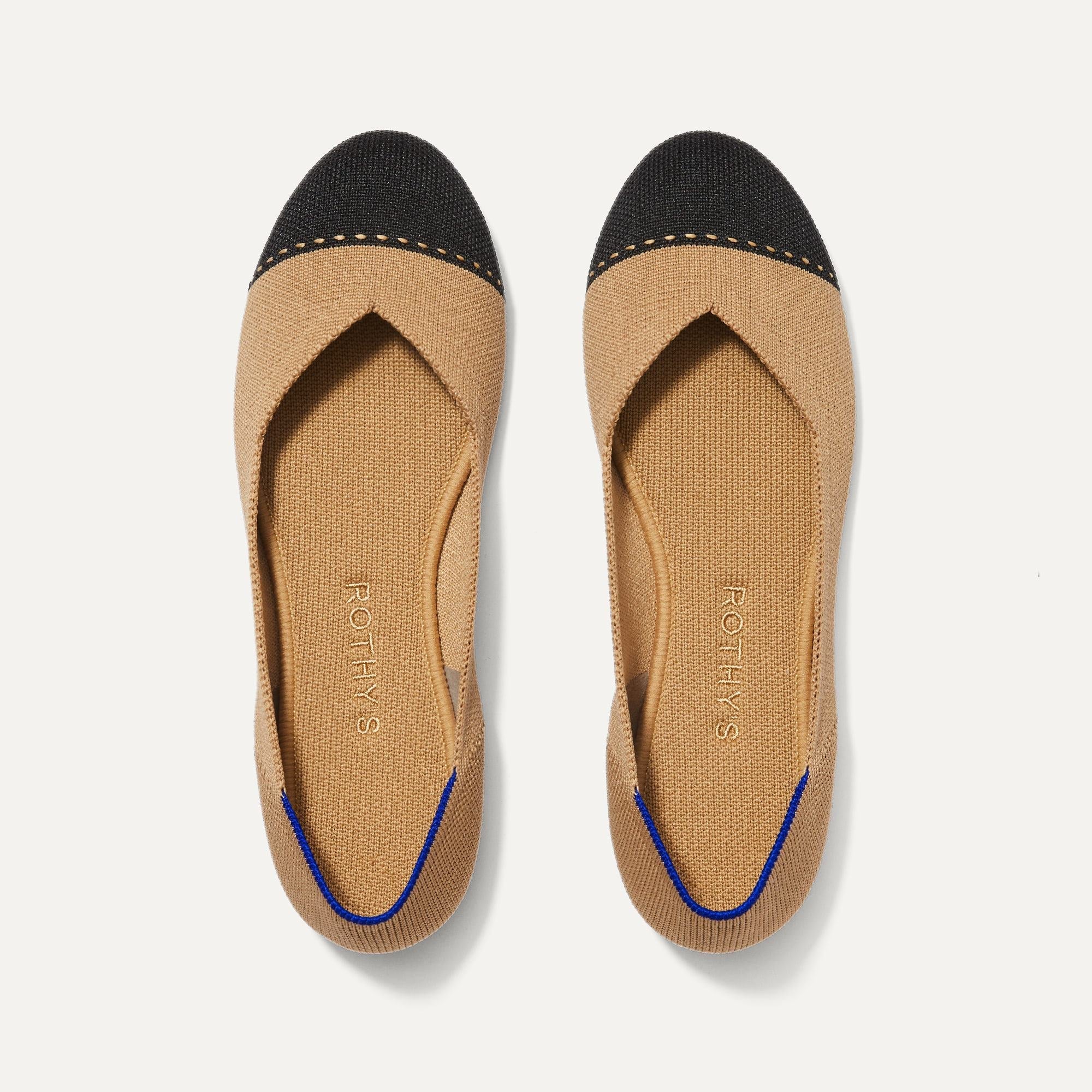 The Flat in Camel Captoe | Women's Shoes | Rothy's