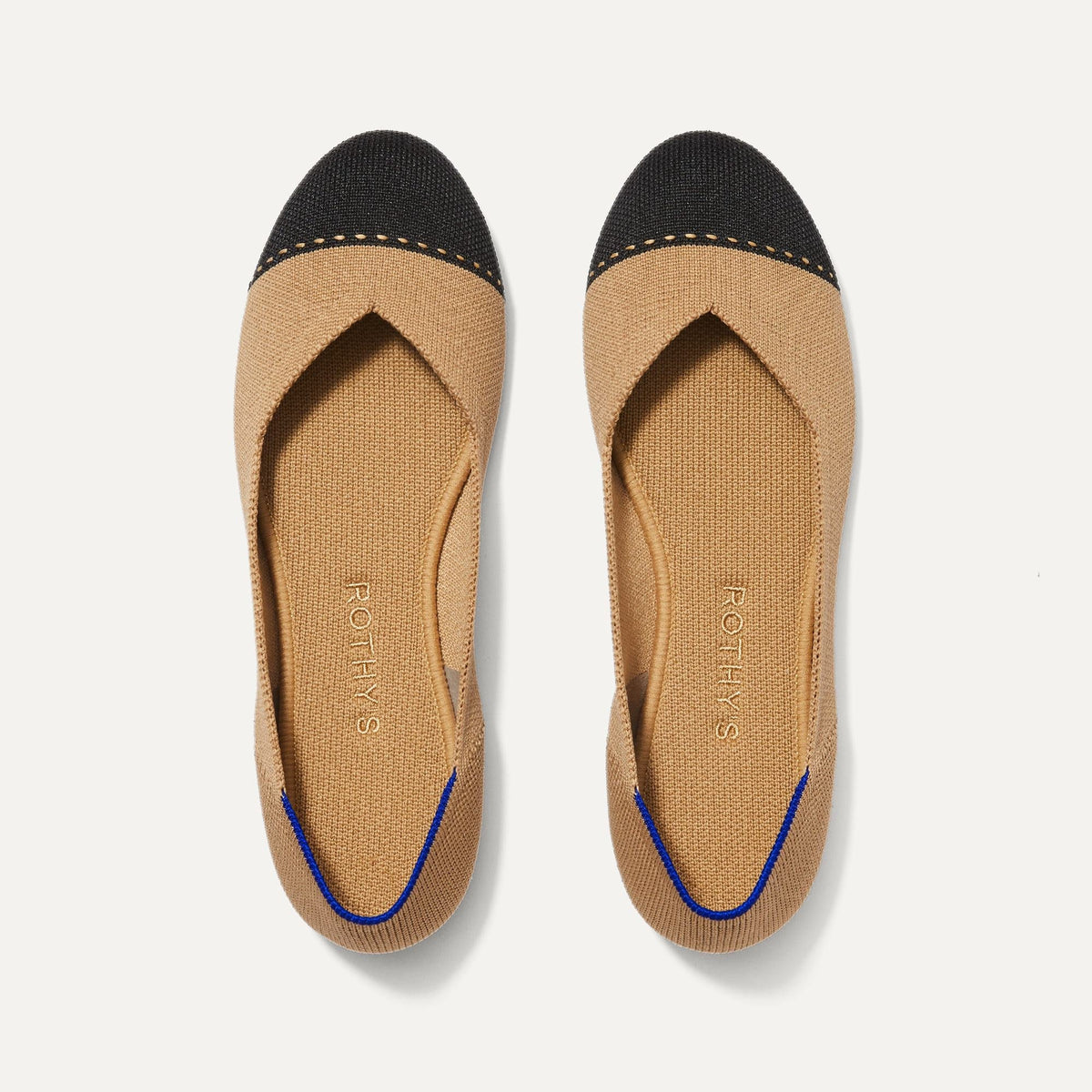 The Flat in Camel Captoe | Women’s Shoes