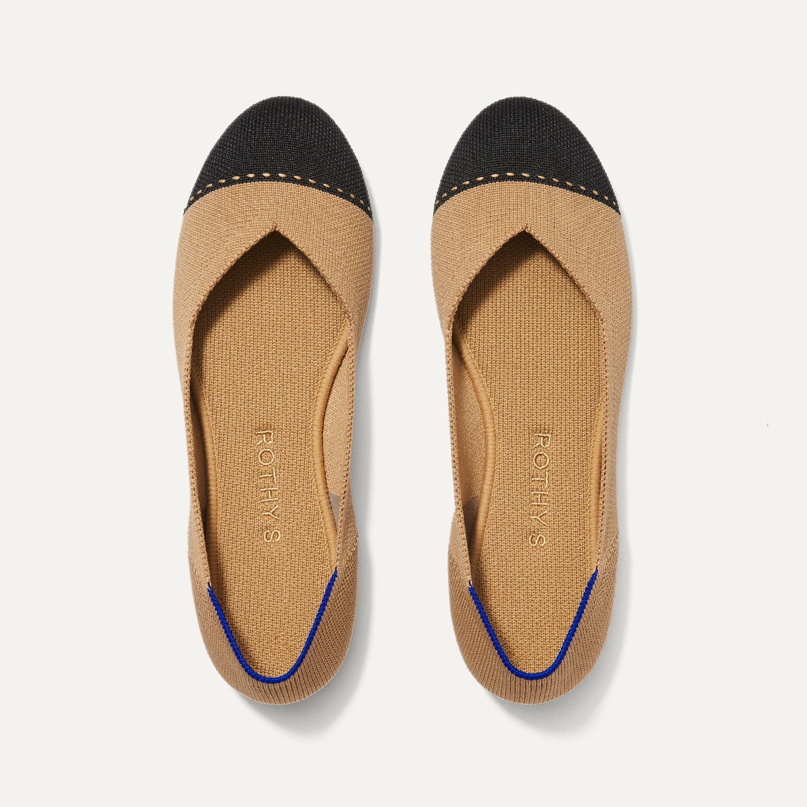 The Flat in Camel Captoe | Women’s Shoes