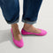 hover | Model wearing The Flat in Dragon Fruit.
