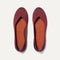 The Flat in Malbec Red shown from the top. 