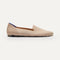 The Loafer in Ecru shown from the side.