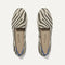 The Loafer in Shimmer Zebra shown from the top. 