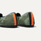 The Loafer in Olive Camo shown from the back view with the heel detail.