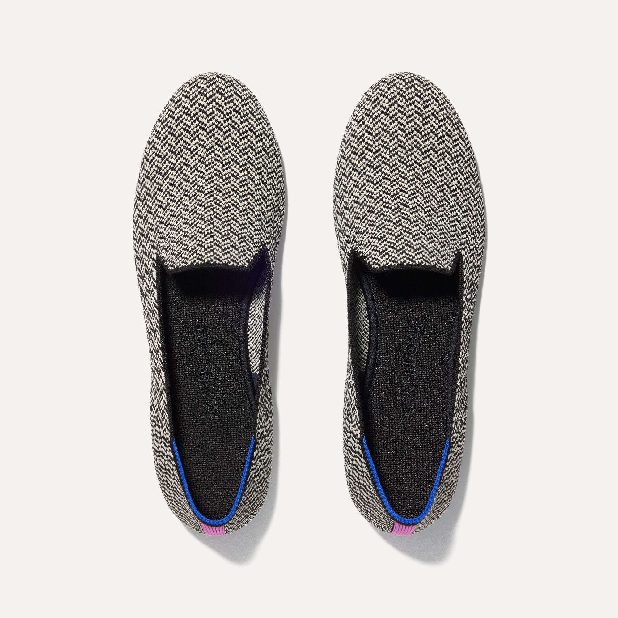 The Loafer in Slate Herringbone | Women's Shoes