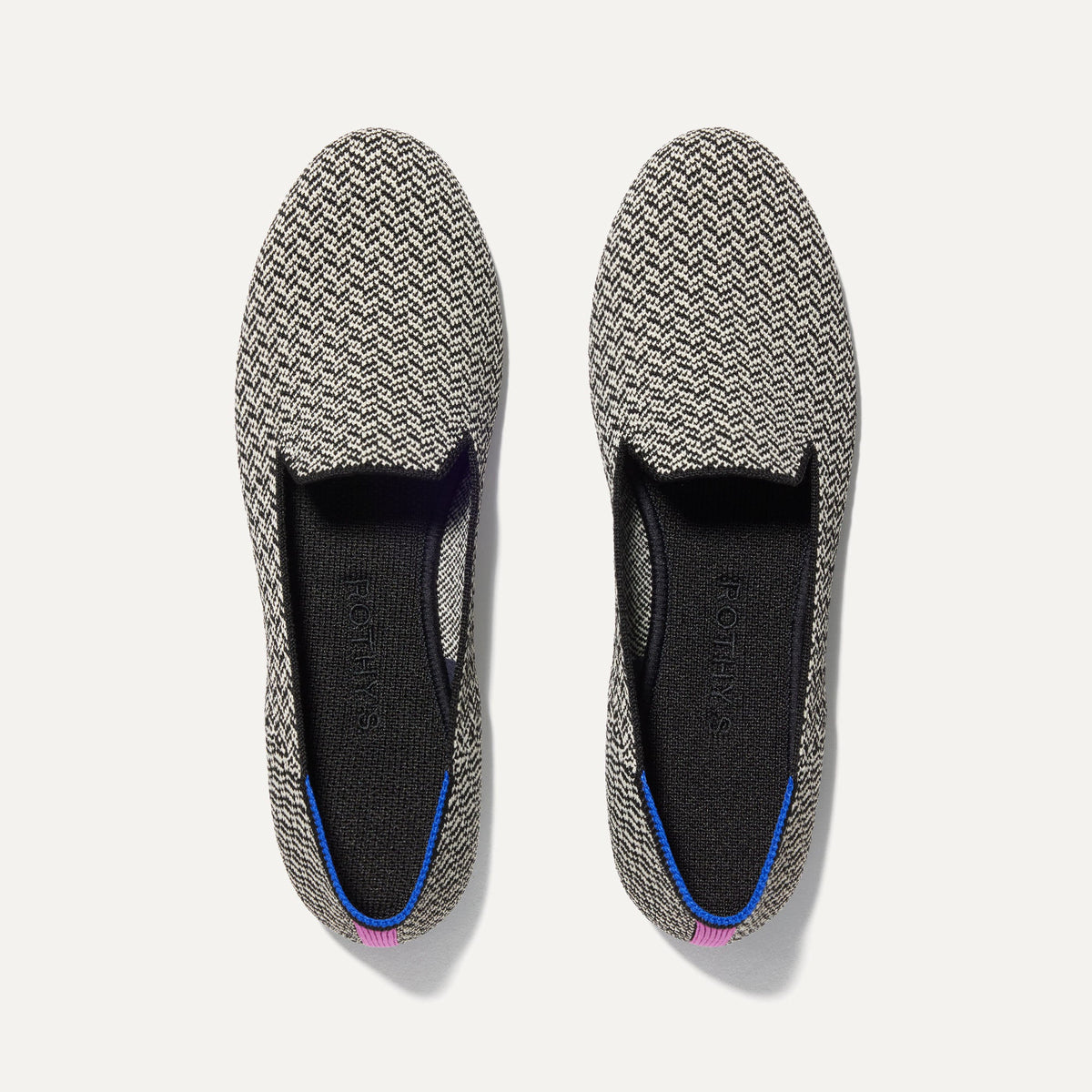 The Loafer in Slate Herringbone | Women's Shoes | Rothy's