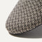Close up of the toe and vamp of The Loafer in Slate Herringbone. 