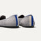 The Kids slip-on Loafer in Taupe Heather shown from the back view with the heel detail.