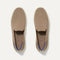 The Sneaker in Latte shown from the top. 