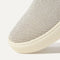Close up of the toe and vamp of The Kids Sneaker in Diamond Twill.