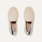 The Kids Sneaker in Sand shown from the top.