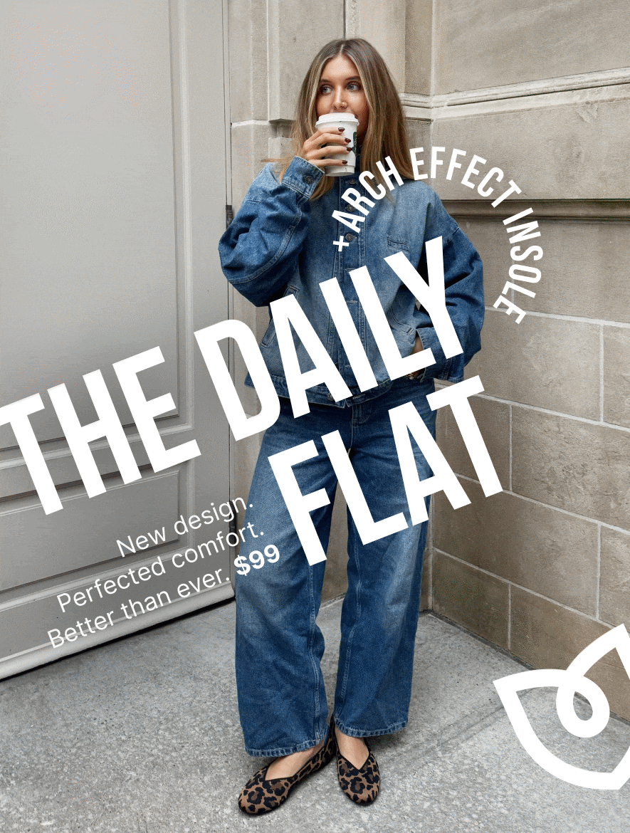 Moving image of Model wearing The Daily Driver and close up of The Daily Driver in sprout with overlay text, "The daily Driver. +arch effect insole. Modern design. Perfect comfort. Better than ever. $149."