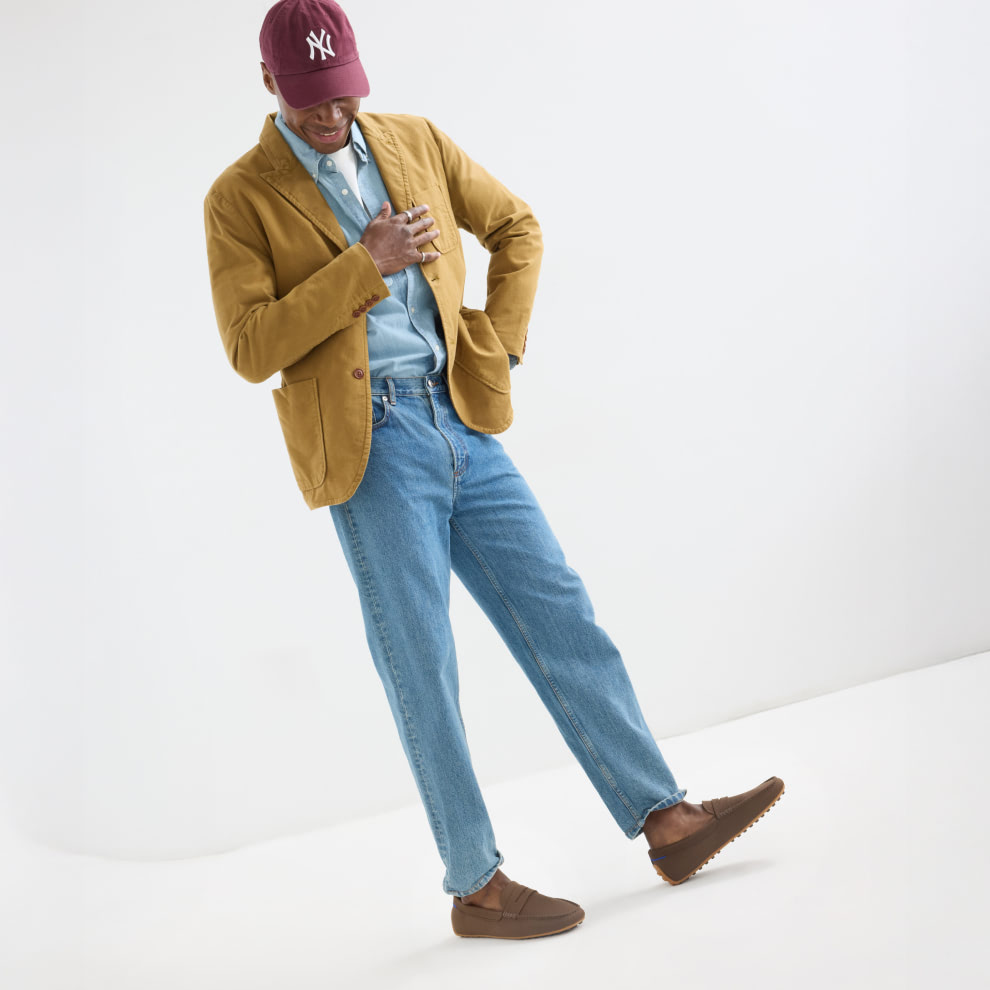 Man wearing The Men's Daily Driver	Forest Camo