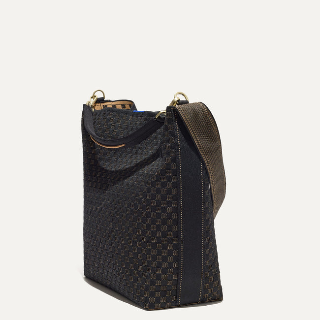 The Bucket Bag in Night Song shown in a diagonal view.