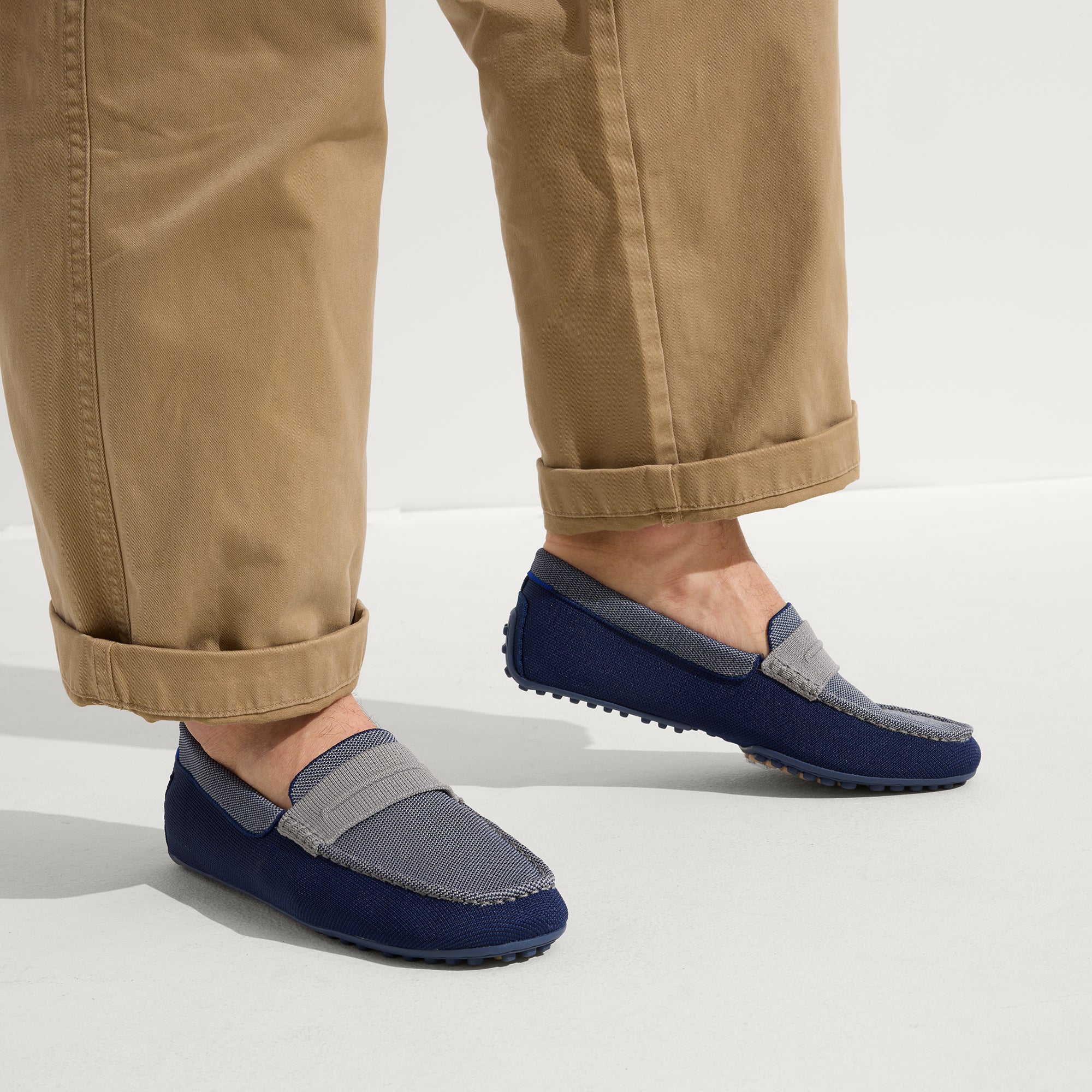 The Driving Loafer in Amalfi Blue for Men | Rothy display picture 1