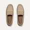 A pair of The Driving Loafer in Canyon Brown shown from the top. 