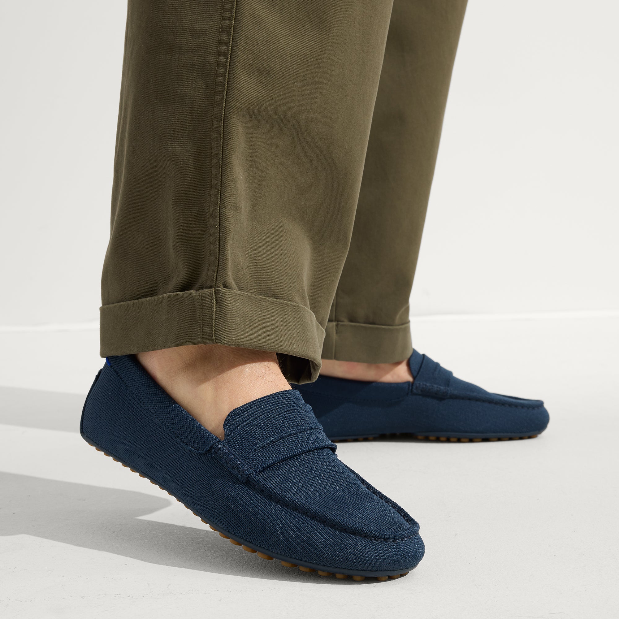 The Driving Loafer in Navy for Men Rothy's