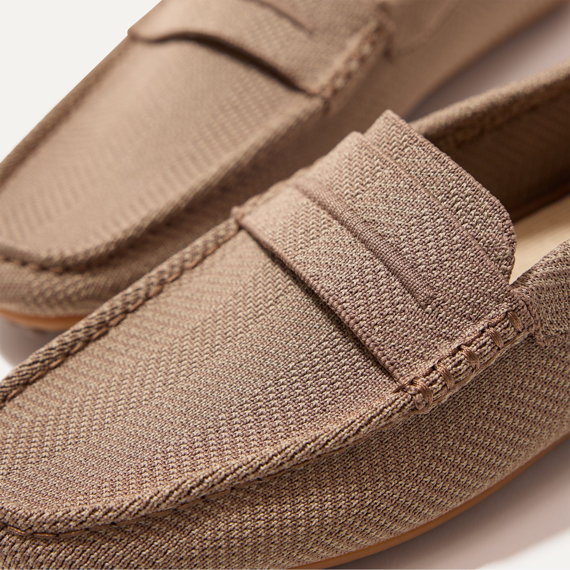 The Driving Loafer in Portobello Herringbone for Men | Rothy display picture 1