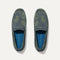 A pair of The Driving Loafer in Forest Camo shown from the top. 