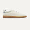 side | The RS01 Sneaker in Bone shown from the side.