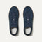 A pair of The RS01 Sneaker in Navy shown from the top.