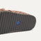Close up of the outsole of The Weekend Slide in Revive Mélange, shown in a diagonal view. 