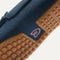 Close up of the raised nub outsoles of The Driver in Navy.