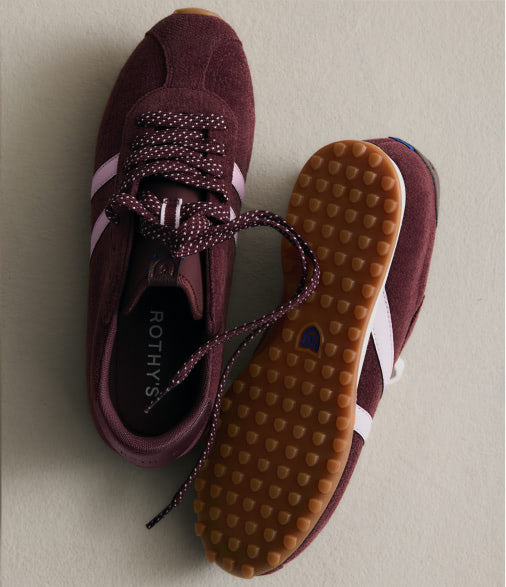 The Ivy Sneaker in ReVelvet Syrah