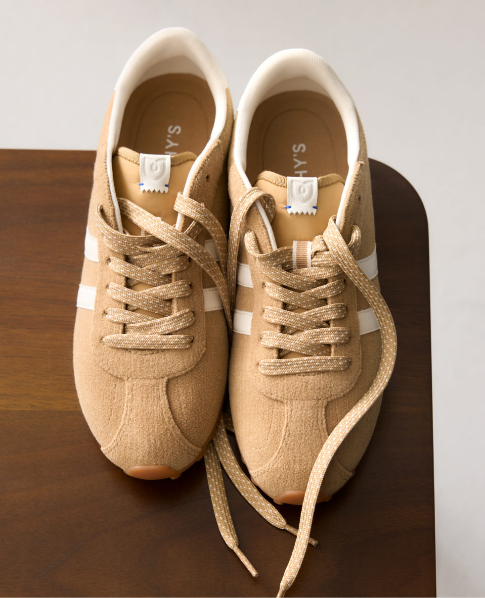 The Ivy Sneaker in ReVelvet Wren.