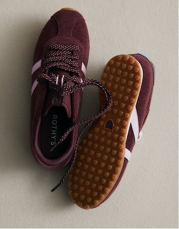 The Ivy Sneaker in ReVelvet Syrah