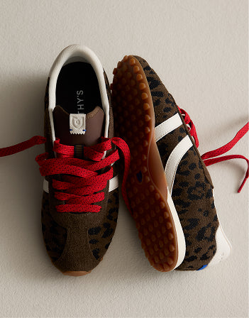 The Ivy Sneaker in ReVelvet Cheetah