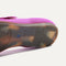 The sole of The Square Mary Jane in Wild Orchid shown in diagonal view. 