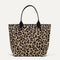 PDP |The Lightweight Tote in Desert Cat shown from the front. 