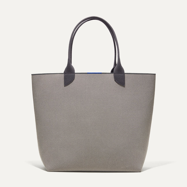 The Lightweight Tote in Iron Grey shown from the front.