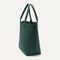 The Lightweight Tote in Rainstorm Green shown in diagonal view. 